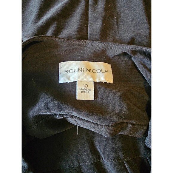 RONNI NICOLE Sequin Cocktail Dress-Size 10 Black-stretchy - Picture 4 of 5